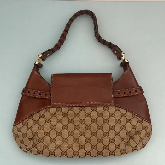 GUCCI Monogram Horsebit Bag - Picture 4 of 13